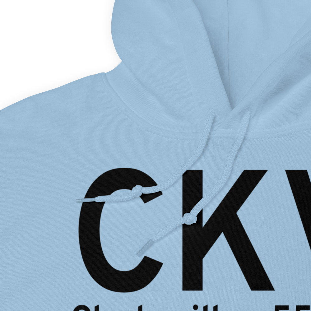 Clarksville (KCKV) Airport Hoodie Sweatshirt 