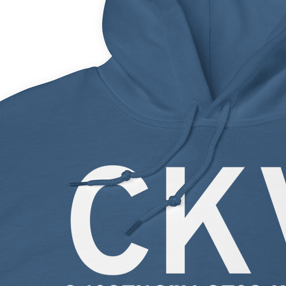 Clarksville (KCKV) Airport Hoodie Sweatshirt 
