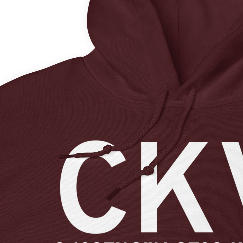 Clarksville (KCKV) Airport Hoodie Sweatshirt 