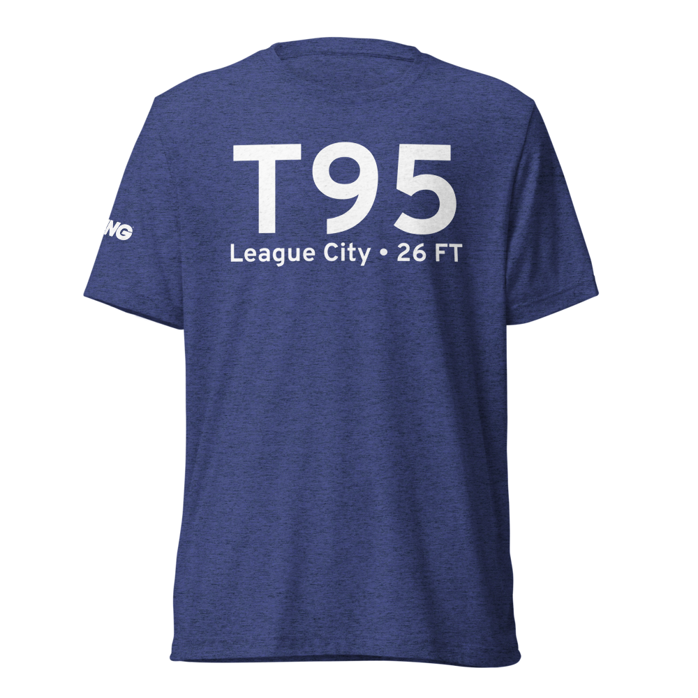 League City (T95) Airport Tri-blend T-Shirt 