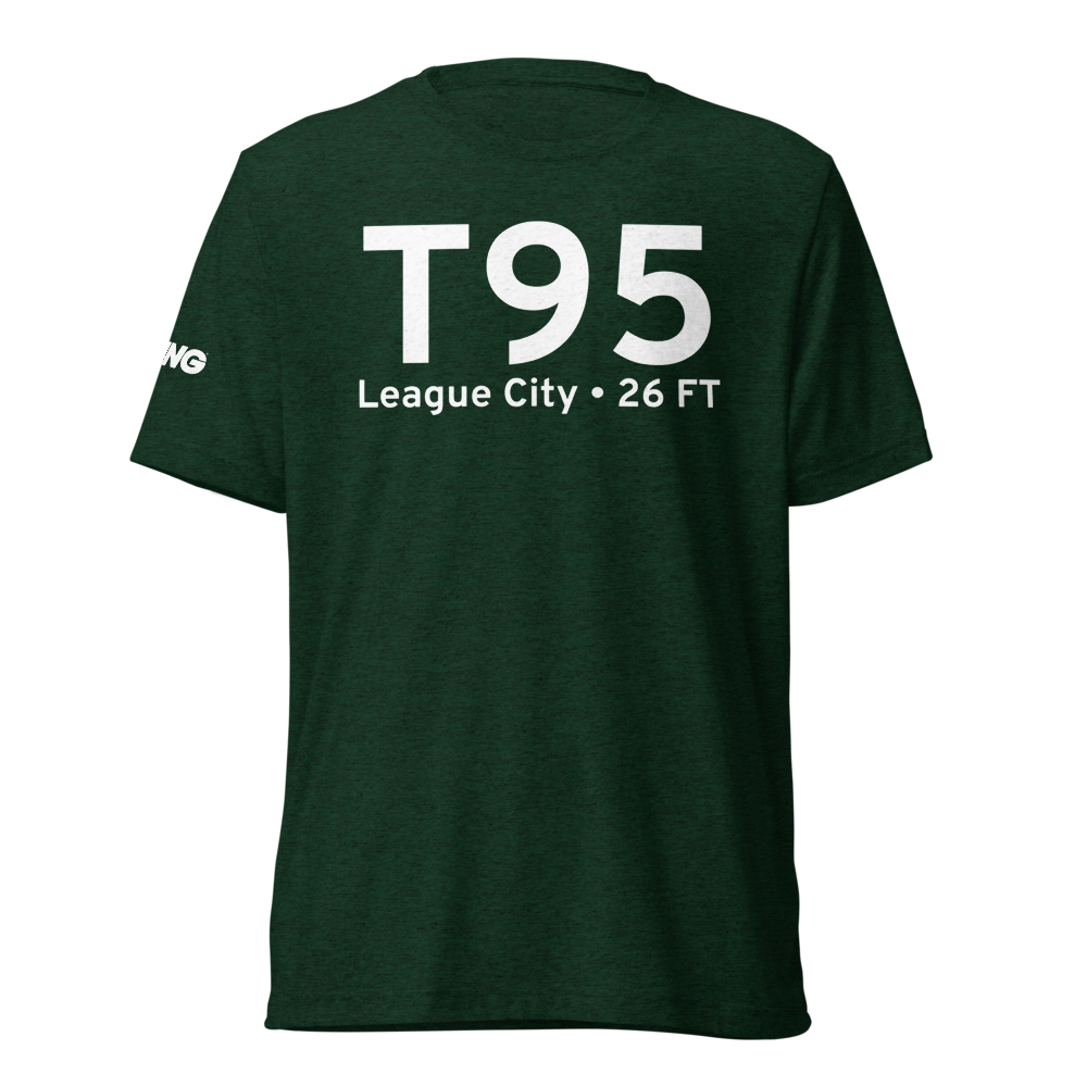 League City (T95) Airport Tri-blend T-Shirt 