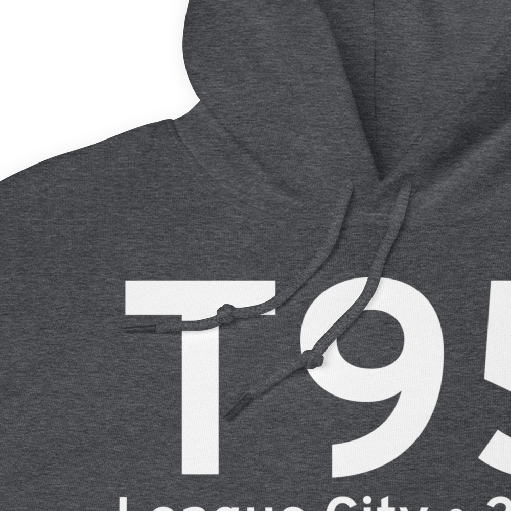 League City (T95) Airport Hoodie Sweatshirt 