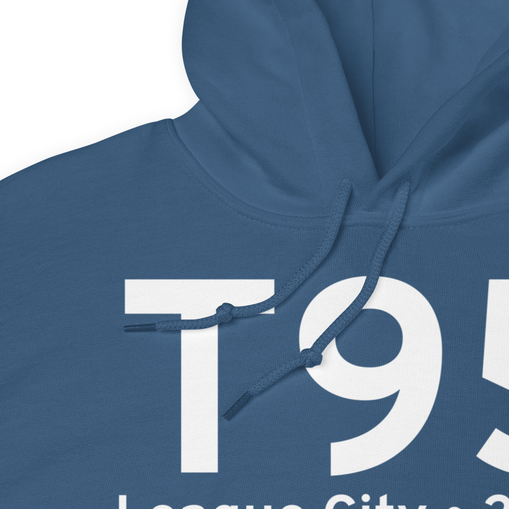 League City (T95) Airport Hoodie Sweatshirt 