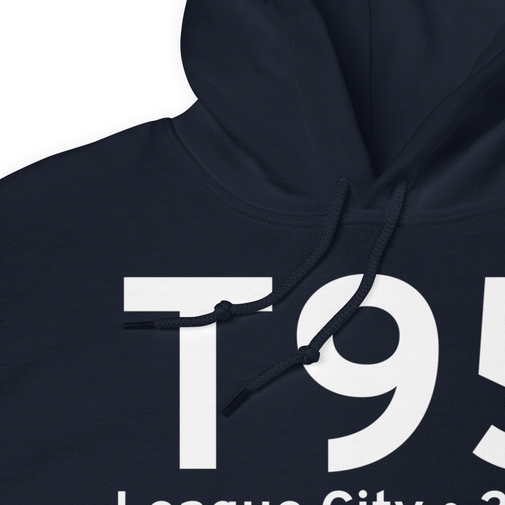 League City (T95) Airport Hoodie Sweatshirt 