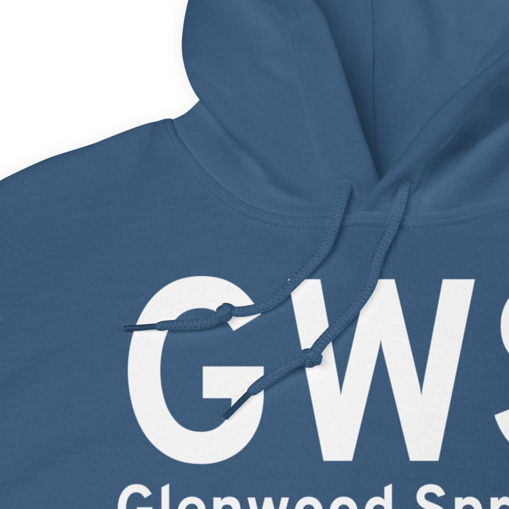 Glenwood Springs (KGWS) Airport Hoodie Sweatshirt 