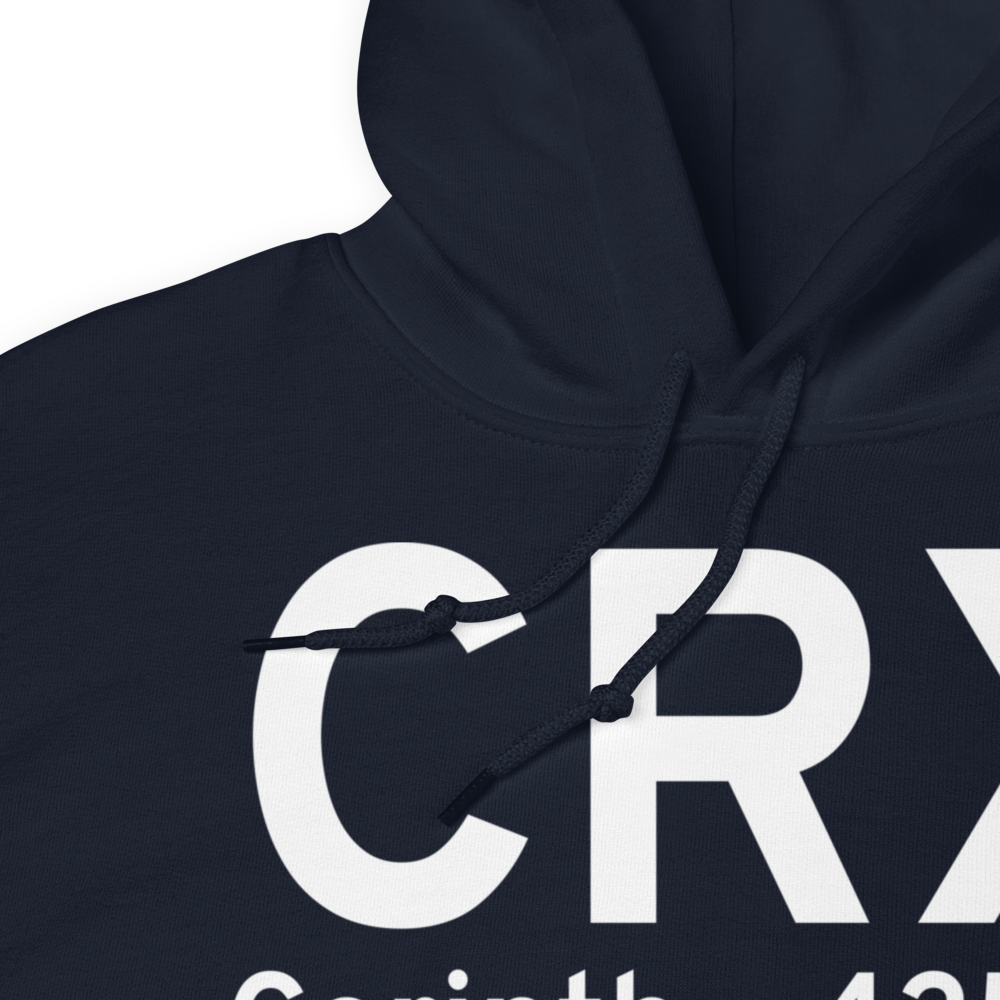 Corinth (KCRX) Airport Hoodie Sweatshirt 