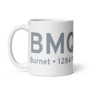 Burnet (KBMQ) Airport Mug