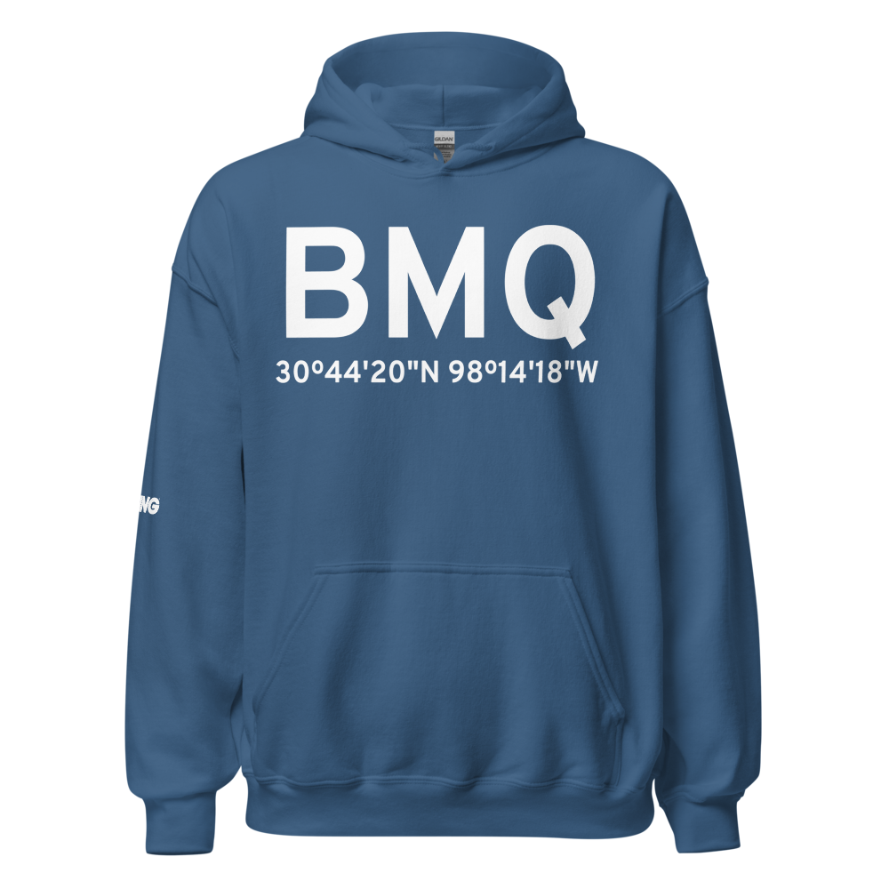 Burnet (KBMQ) Airport Hoodie Sweatshirt 