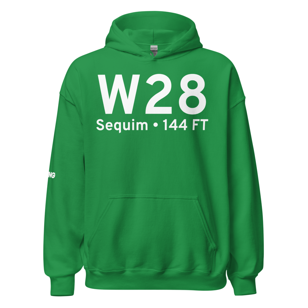 Sequim (KW28) Airport Hoodie Sweatshirt 
