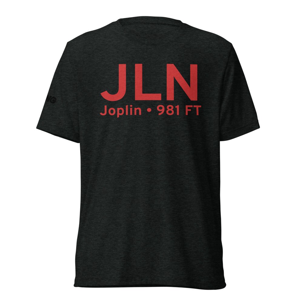 Joplin (KJLN) Airport Tri-blend T-Shirt 