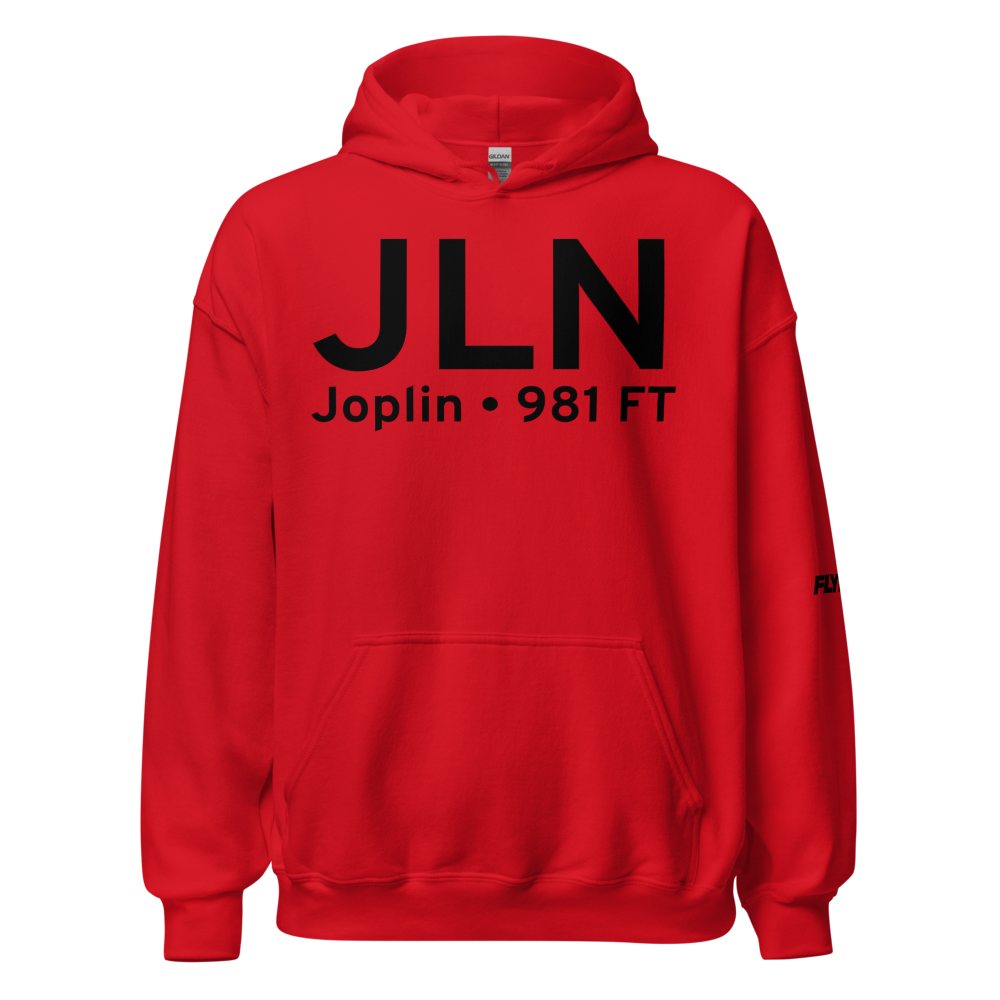 Joplin (KJLN) Airport Hoodie Sweatshirt 