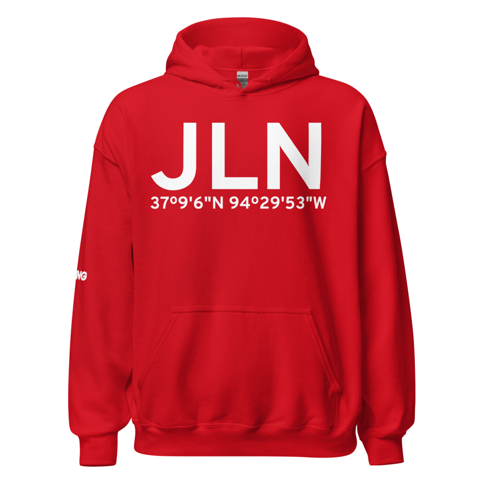 Joplin (KJLN) Airport Hoodie Sweatshirt 