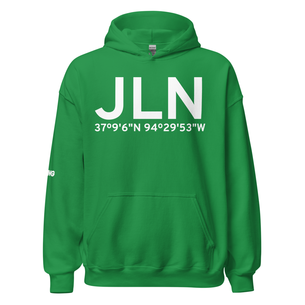 Joplin (KJLN) Airport Hoodie Sweatshirt 