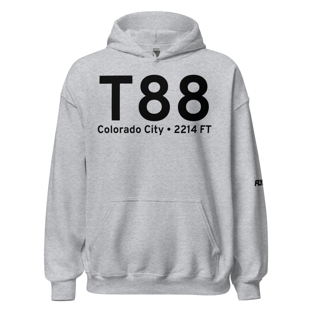 Colorado City (KT88) Airport Hoodie Sweatshirt 