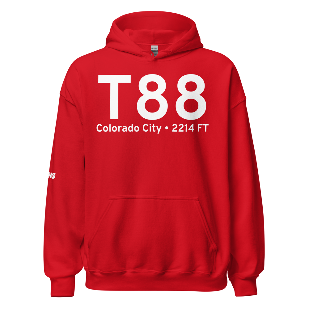 Colorado City (KT88) Airport Hoodie Sweatshirt 