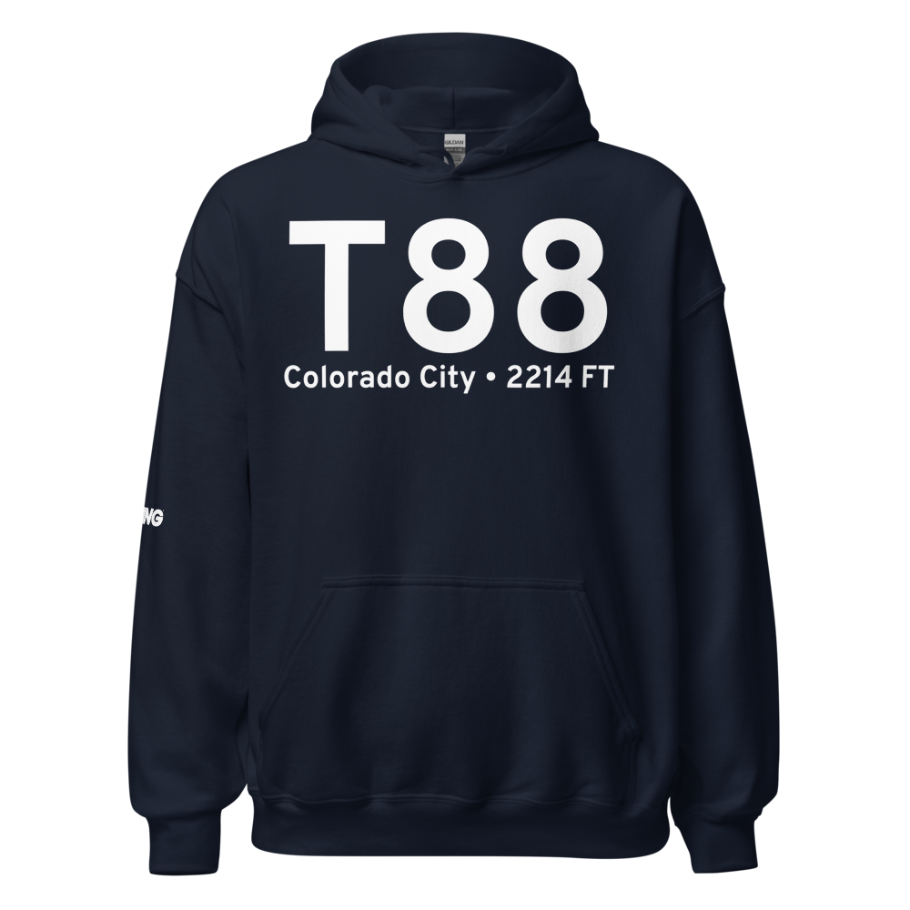 Colorado City (KT88) Airport Hoodie Sweatshirt 