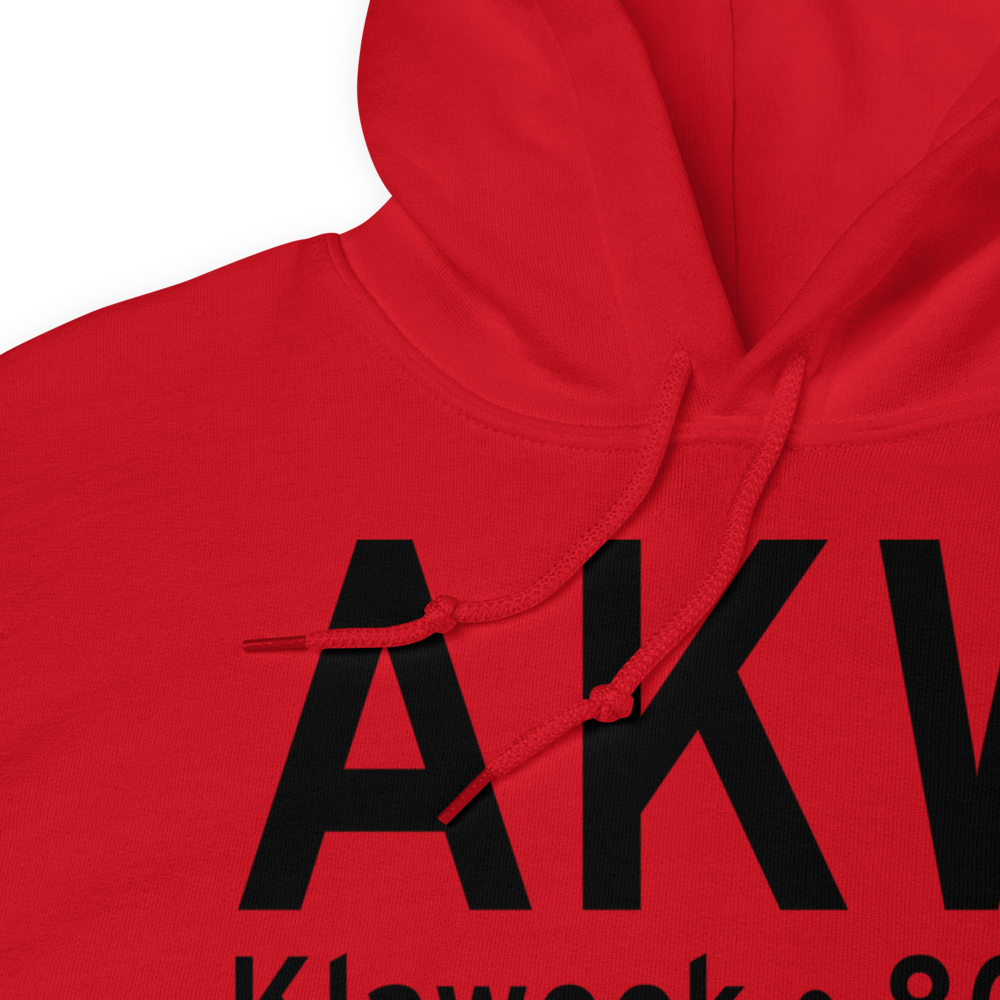 Klawock (PAKW) Airport Hoodie Sweatshirt 