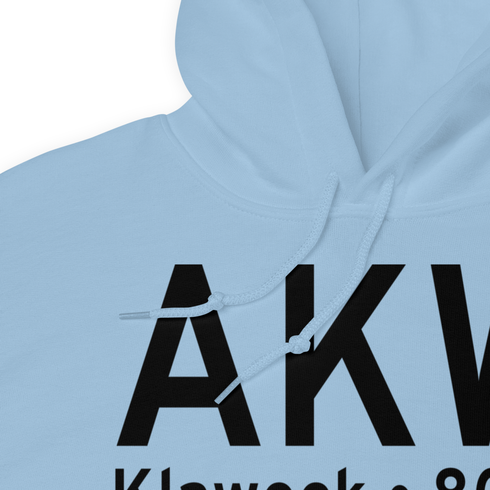 Klawock (PAKW) Airport Hoodie Sweatshirt 