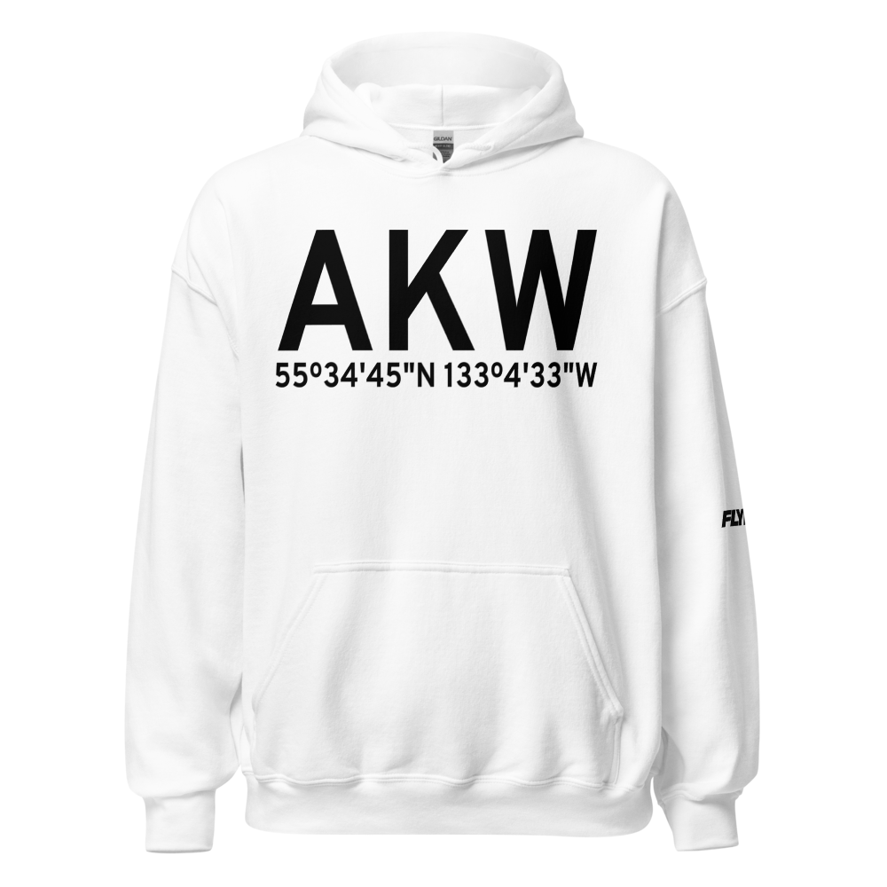 Klawock (PAKW) Airport Hoodie Sweatshirt 