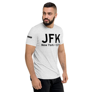 New York (KJFK) Airport Tri-blend T-Shirt