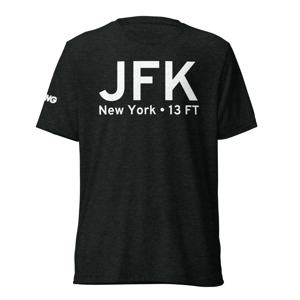 New York (KJFK) Airport Tri-blend T-Shirt 