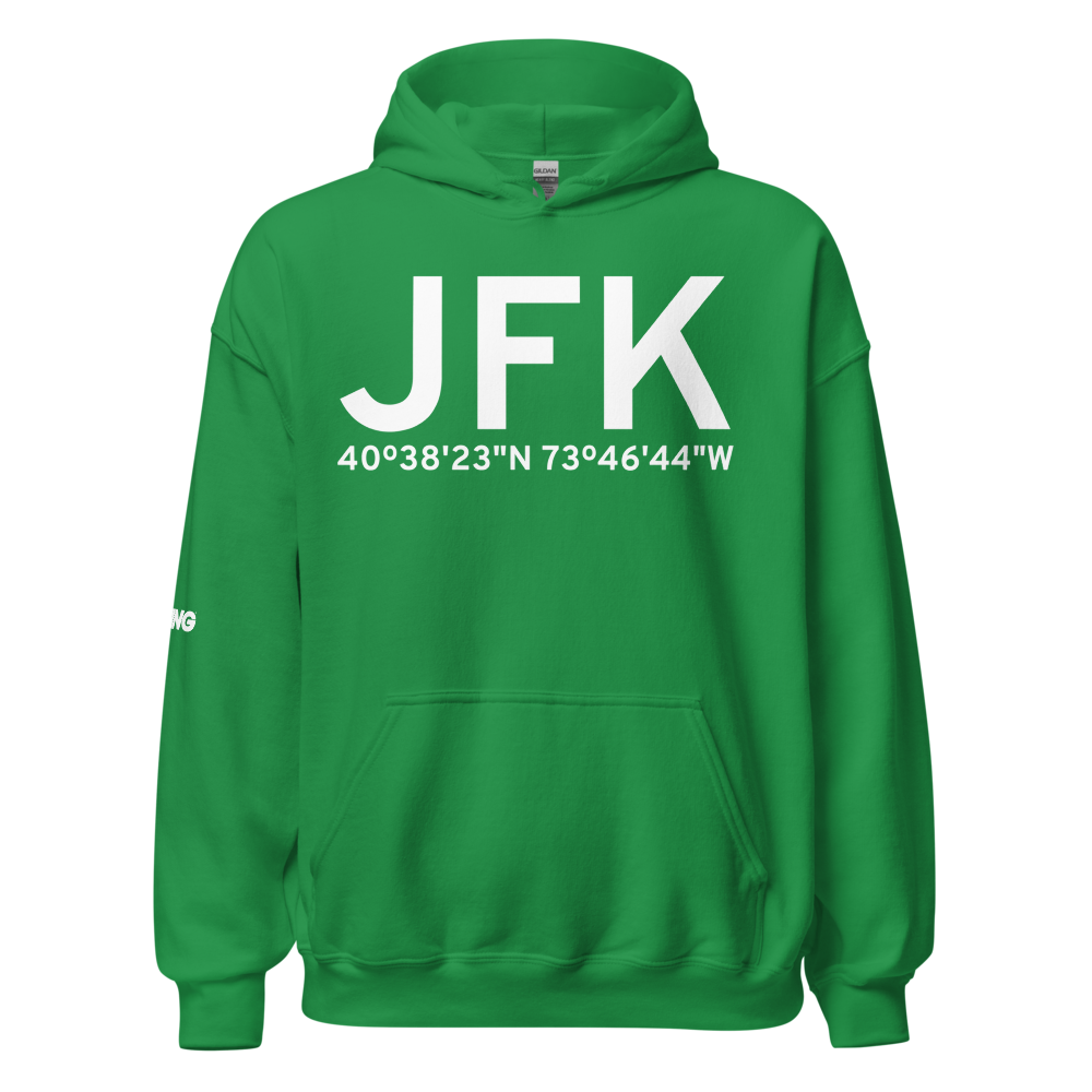 New York (KJFK) Airport Hoodie Sweatshirt 