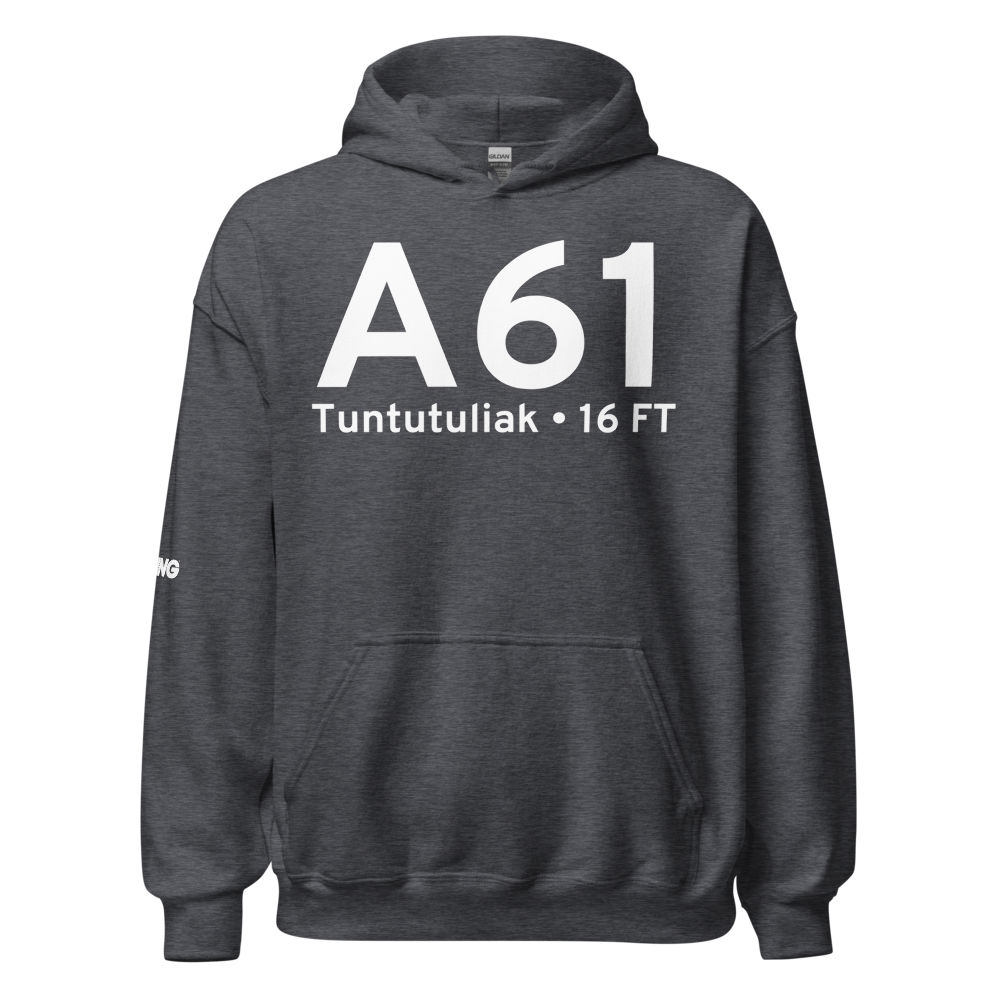 Tuntutuliak (A61) Airport Hoodie Sweatshirt 