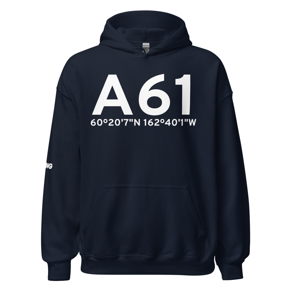Tuntutuliak (A61) Airport Hoodie Sweatshirt 
