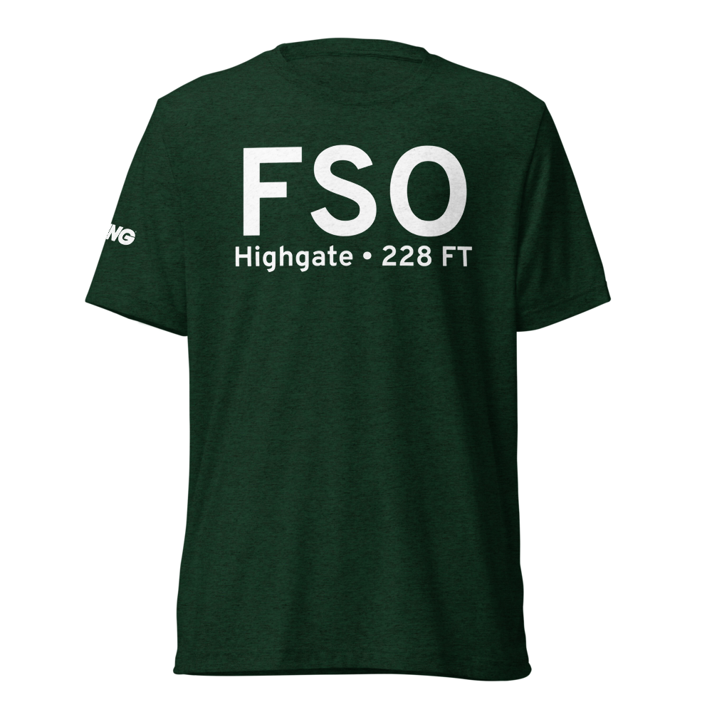 Highgate (KFSO) Airport Tri-blend T-Shirt 