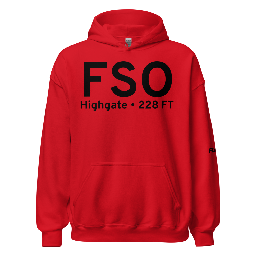 Highgate (KFSO) Airport Hoodie Sweatshirt 