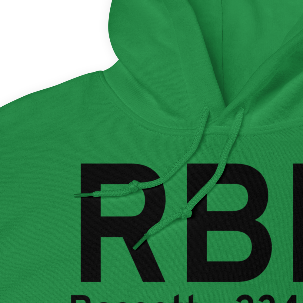 Bassett (KRBE) Airport Hoodie Sweatshirt 