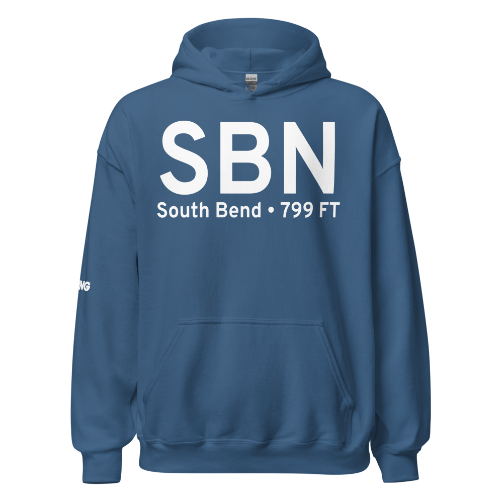 South Bend (KSBN) Airport Hoodie Sweatshirt 