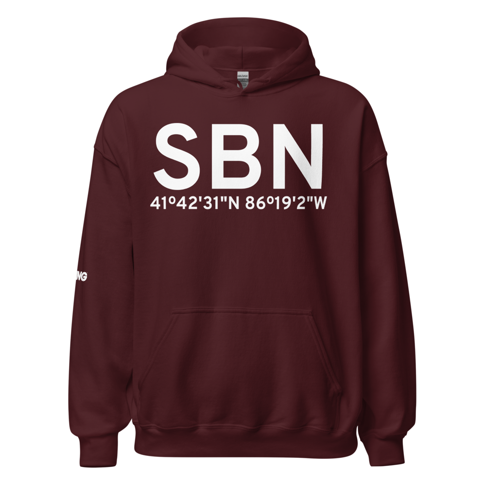 South Bend (KSBN) Airport Hoodie Sweatshirt 