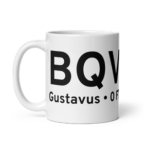 Gustavus (BQV) Airport Mug