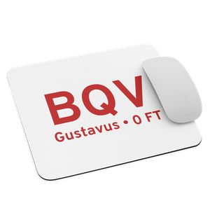 Gustavus (BQV) Airport  Mouse Pad