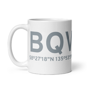 Gustavus (BQV) Airport Mug