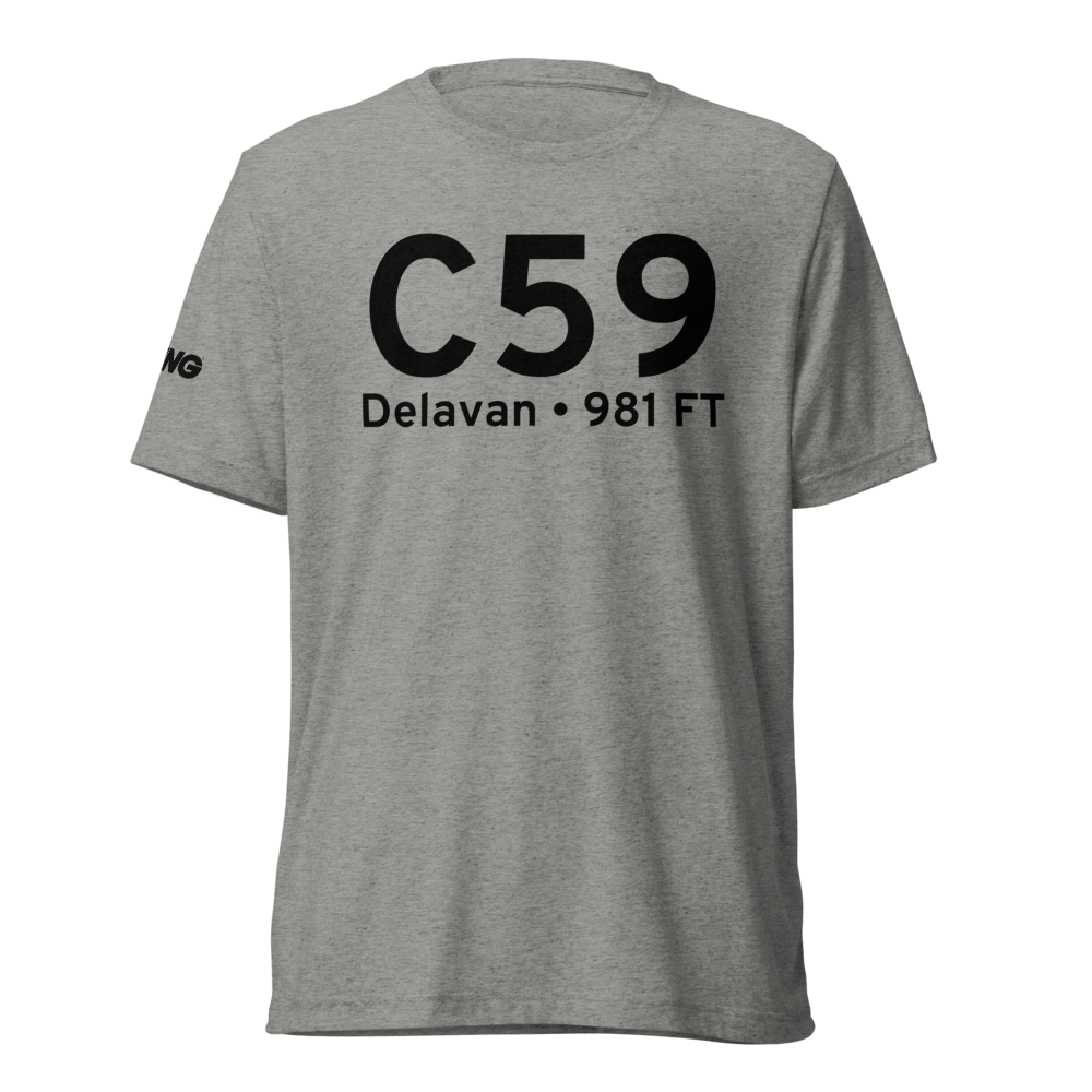 Delavan (C59) Airport Tri-blend T-Shirt 