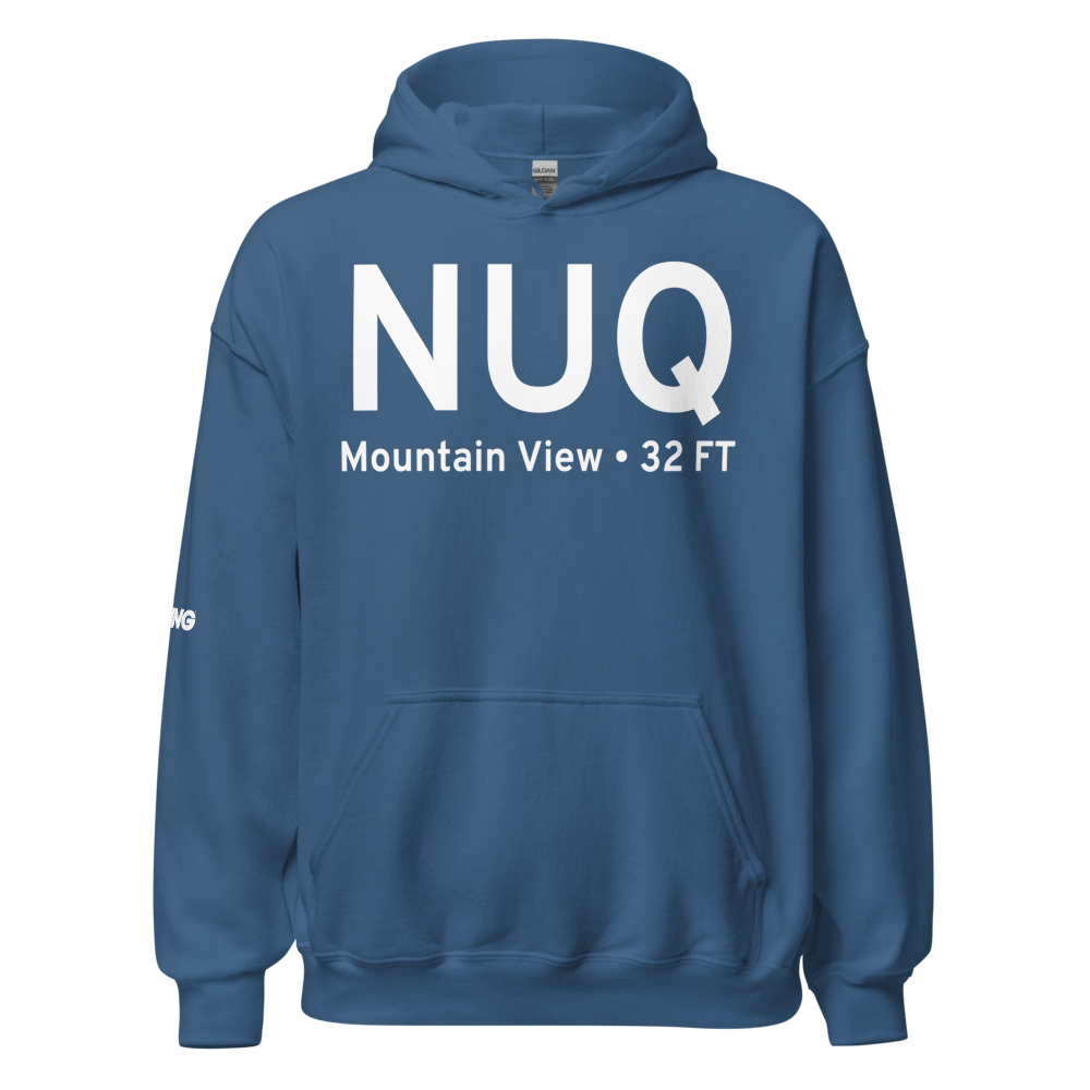 Mountain View (KNUQ) Airport Hoodie Sweatshirt 