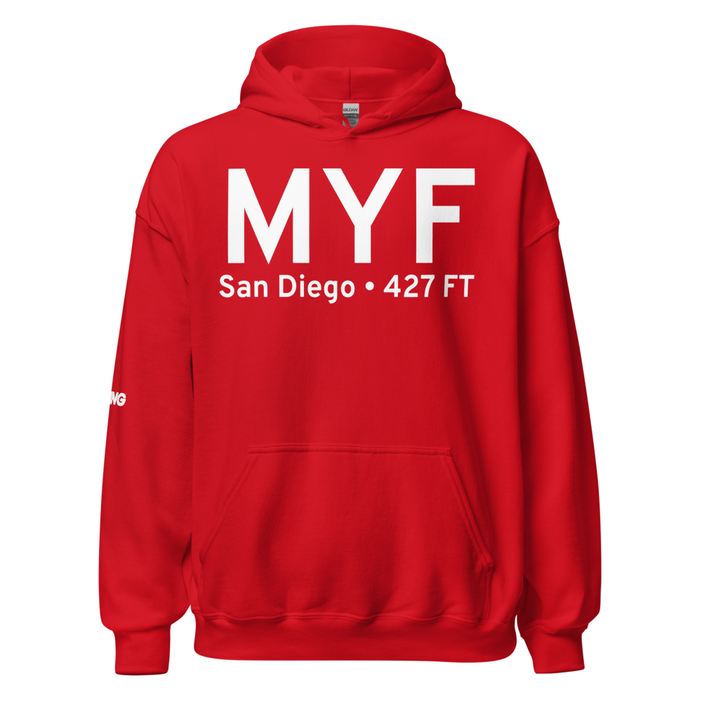 San Diego (KMYF) Airport Hoodie Sweatshirt 