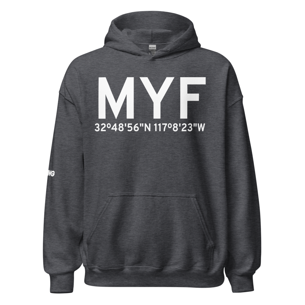 San Diego (KMYF) Airport Hoodie Sweatshirt 