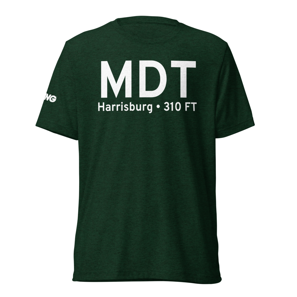 Harrisburg (KMDT) Airport Tri-blend T-Shirt 