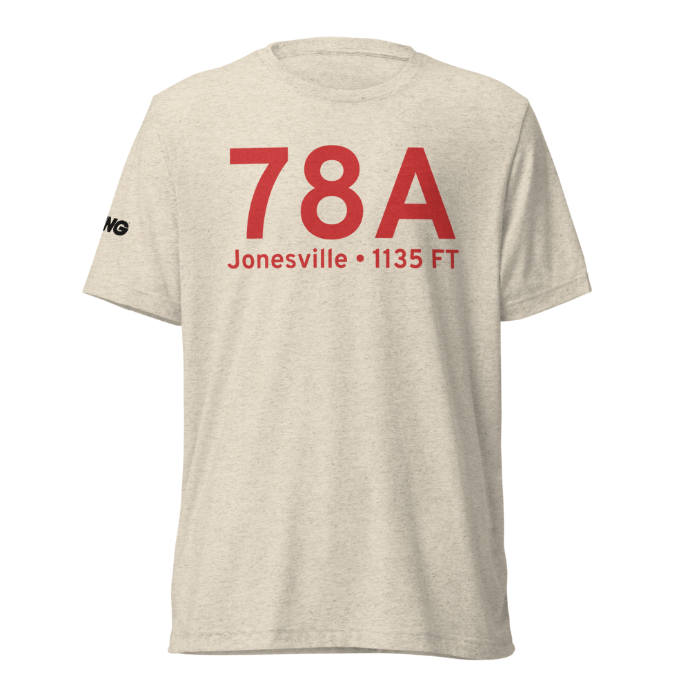 Jonesville (78A) Airport Tri-blend T-Shirt 