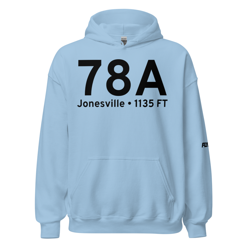 Jonesville (78A) Airport Hoodie Sweatshirt 