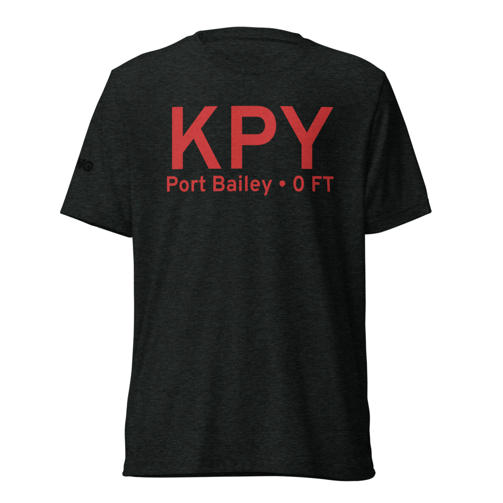 Port Bailey (KPY) Airport Tri-blend T-Shirt 