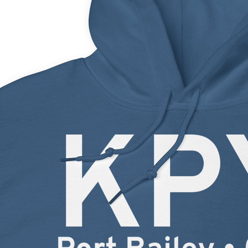 Port Bailey (KPY) Airport Hoodie Sweatshirt 