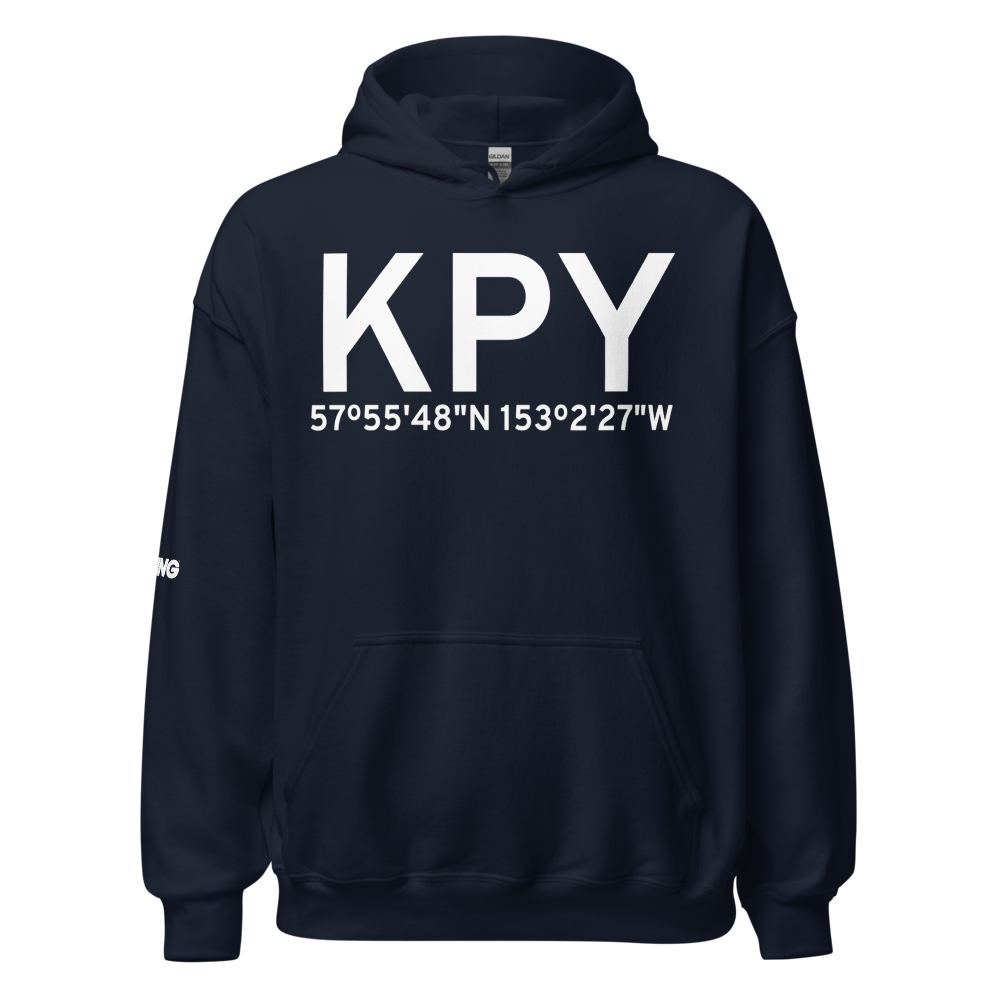 Port Bailey (KPY) Airport Hoodie Sweatshirt 
