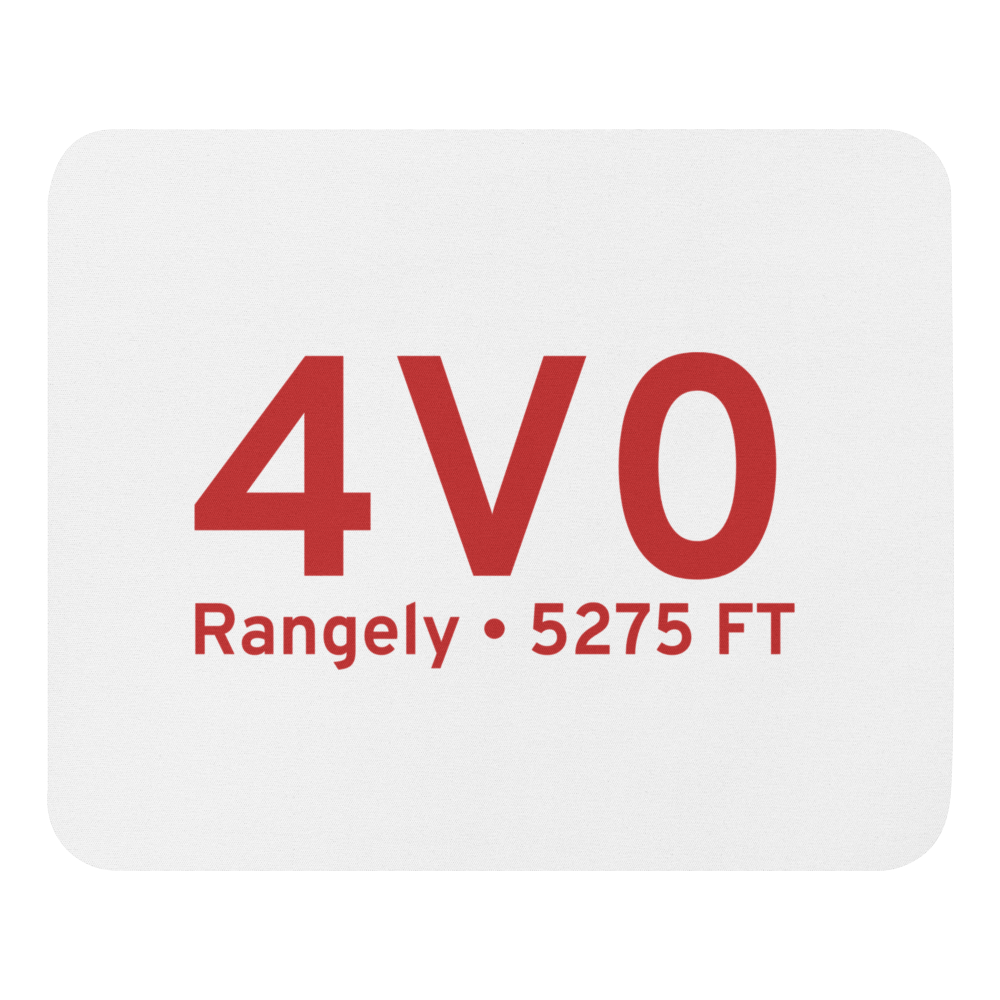 Rangely (K4V0) Airport  Mouse Pad 