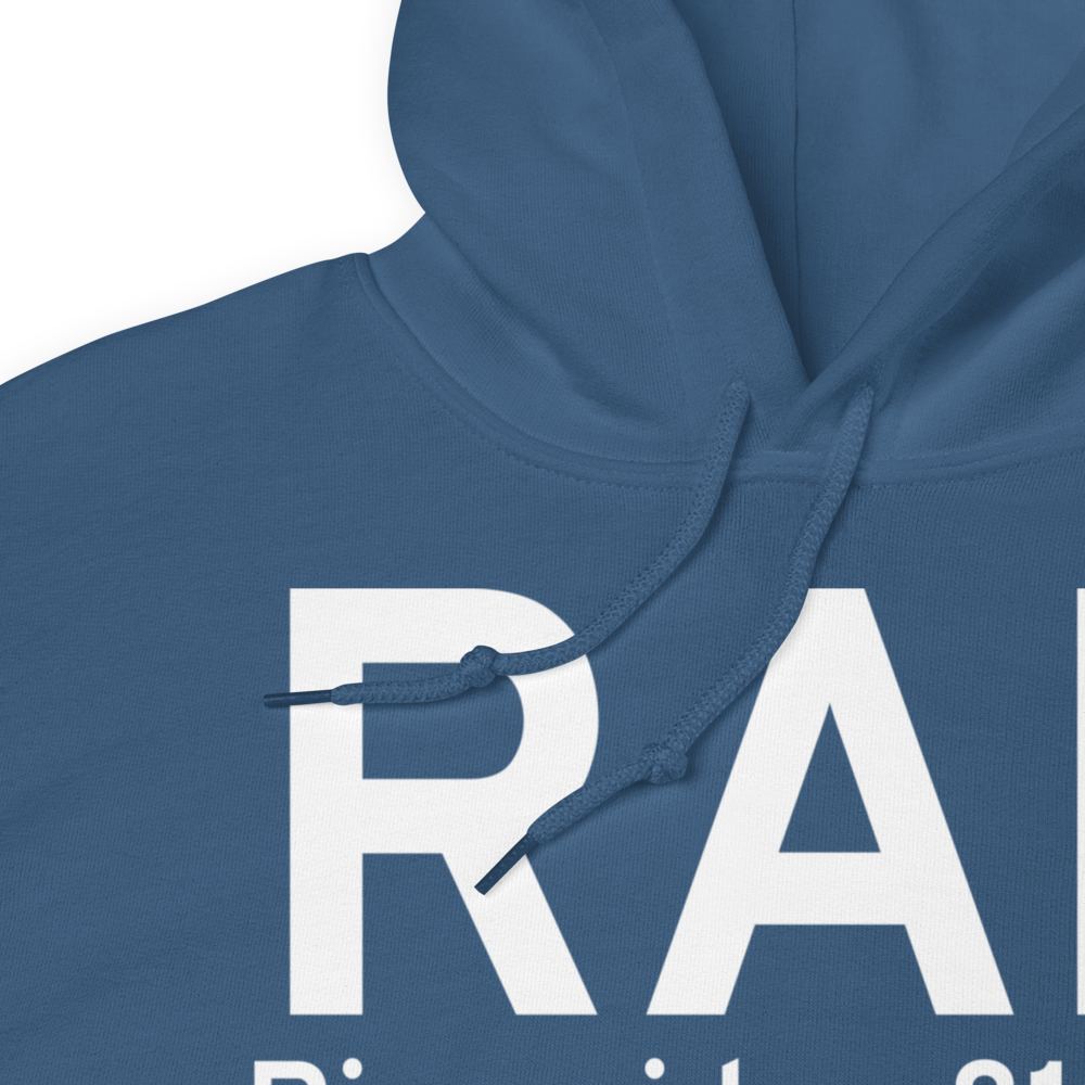 Riverside (KRAL) Airport Hoodie Sweatshirt 