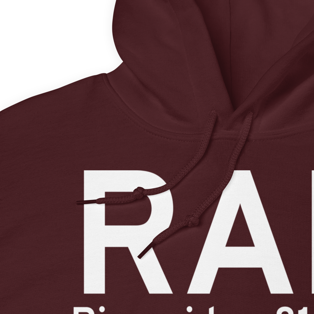 Riverside (KRAL) Airport Hoodie Sweatshirt 