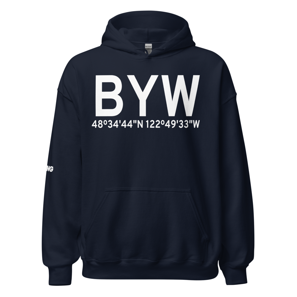 Blakely Island (38WA) Airport Hoodie Sweatshirt 